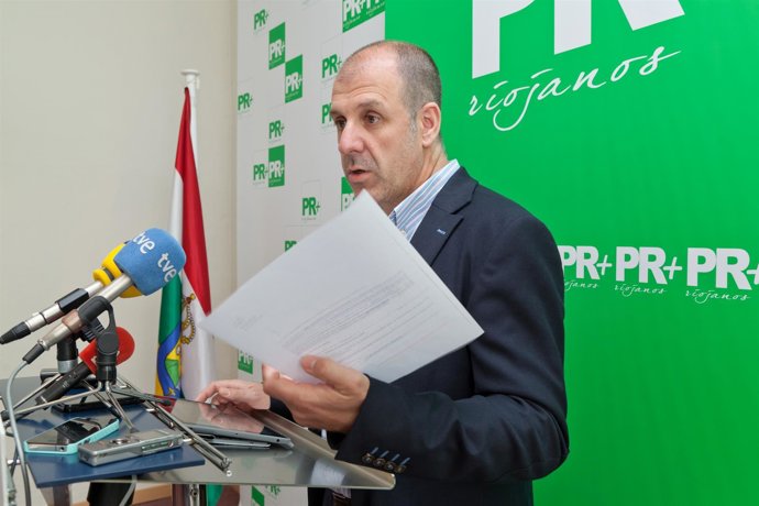 El presidente del PR+, Miguel González de Legarra