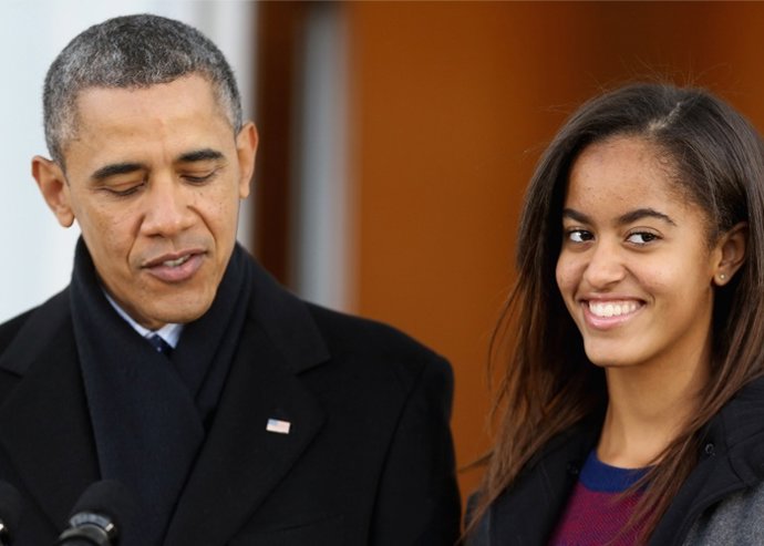 La hija mayor de obama una becaria con steven spielberg