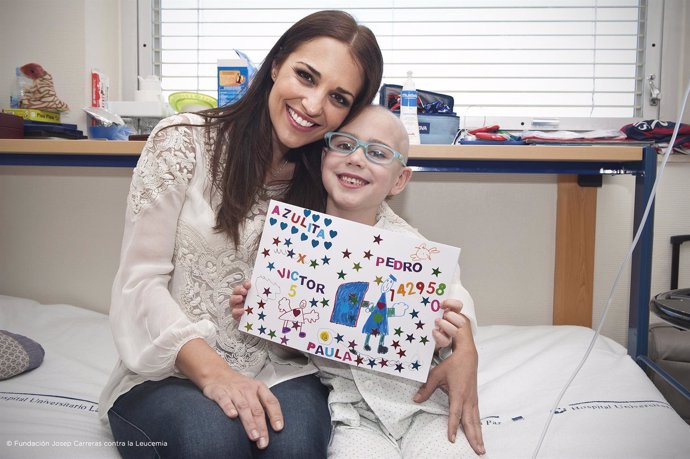 Campaña de la Fundación Carreras contra la leucemia con Paula Echevarría 