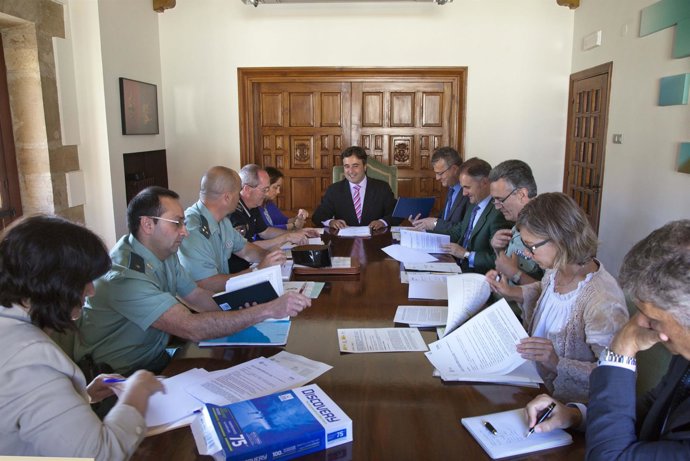 Reunión de la Junta Local de Seguridad de Camargo