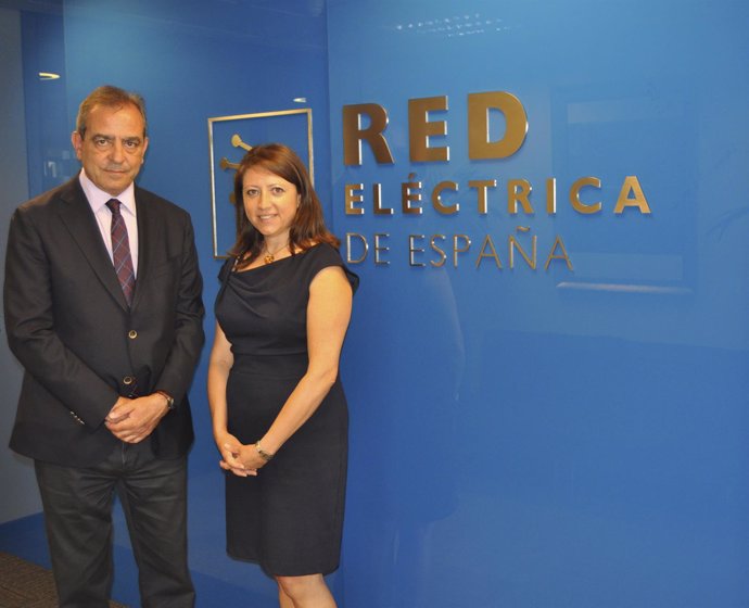 Antonio Prada y Maite Vela, de Red Eléctrica de España.