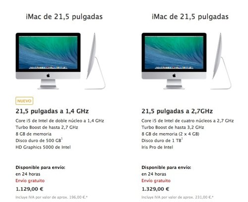 Apple presenta un nuevo iMac más barato por 1.129 euros