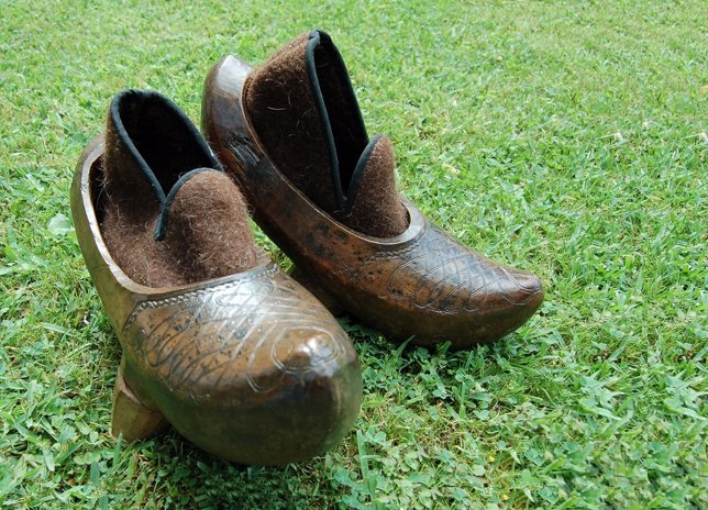 Albarcas, calzado típico de Holanda