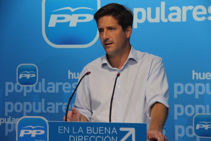 Guillermo García Longoria, secretario general del PP de Huelva. 