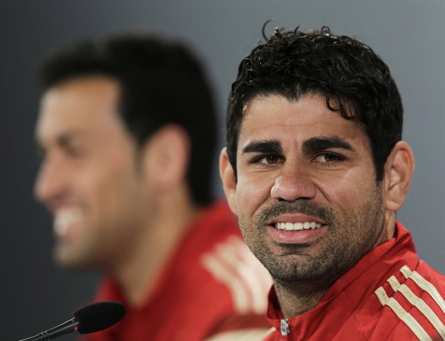 Diego Costa y Sergio Busquets.