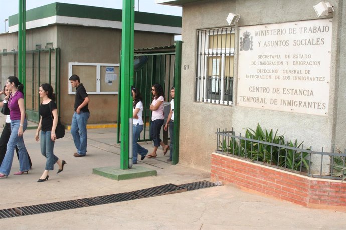 Centro de estancia temporal de inmigrantes en Melilla