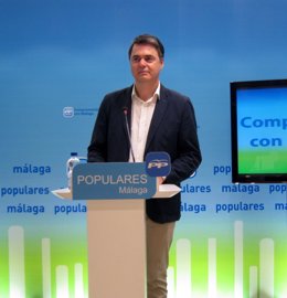 Carlos Rojas, portavoz del PP en el Parlamento de Andalucía en Málaga