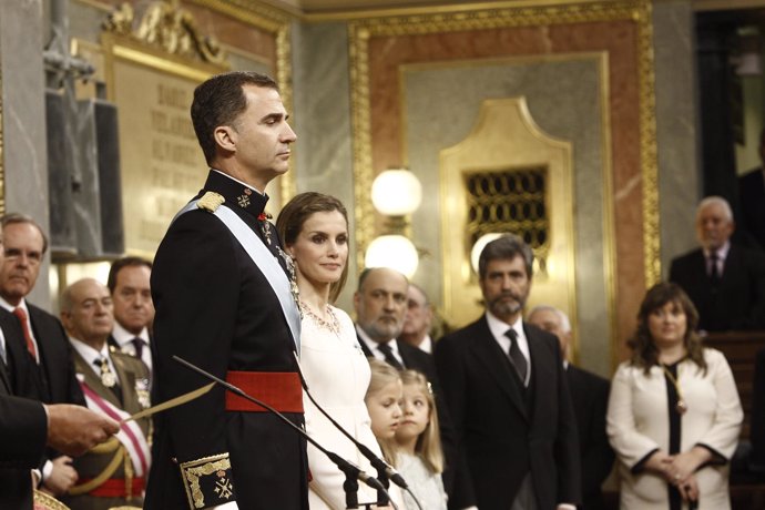 Proclamación de Felipe VI en el Congreso