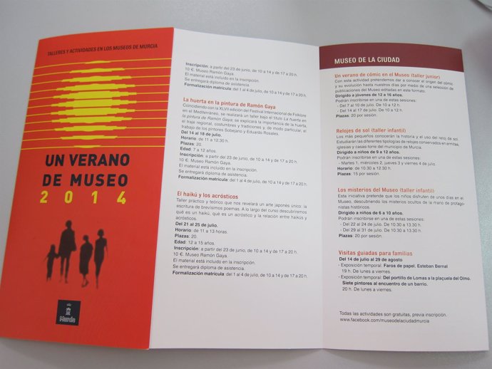 Programa de 'Un verano de Museo 2014'