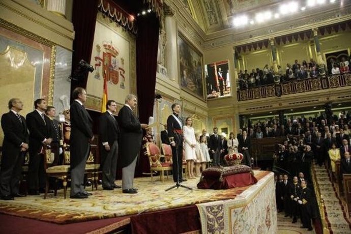 Felipe VI, en su proclamación como Rey 