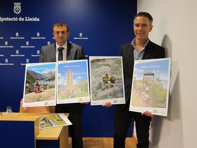 Presentación de una campaña turística de la Diputación de Lleida