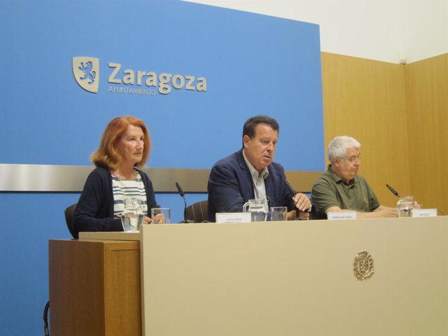 Chantal Grande, Jerónimo Blasco y David Balsells.
