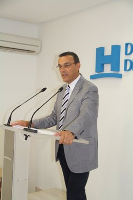 El presidente de la Diputación de Huelva, Ignacio Caraballo.