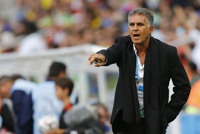 Carlos Queiroz, seleccionador de Irán, durante el Mundial de Brasil