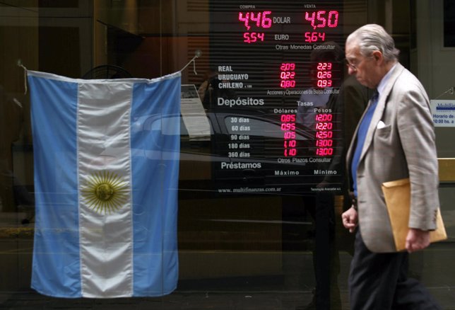 Banco en Buenos Aires (Argentina), divisas