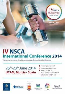 Cartel del Congreso Mundial de la NSCA (IV NSCA International Conference) 
