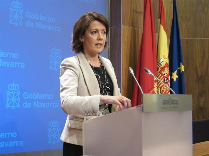 La presidenta del Gobierno de Navarra, Yolanda Barcina.