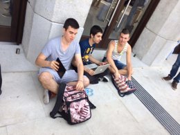 Eduardo Domínez, primero en la cola de la Apple St