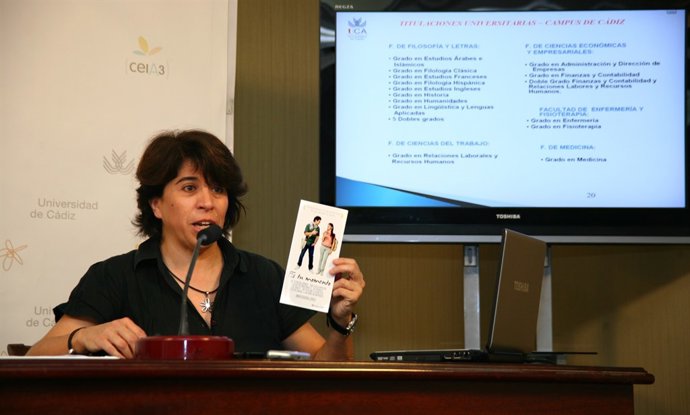 Valero en la presentación de los resultados de selectividad en la UCA