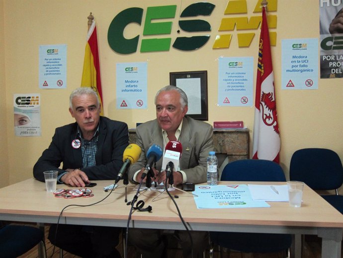 Rodriguez y Claver en la sede de CESM