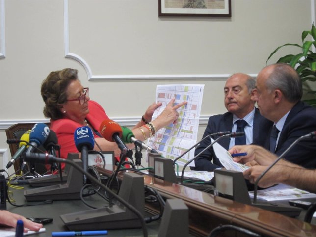 Rita Barberá explica en rueda de prensa el acuerdo sobre el Cabanyal
