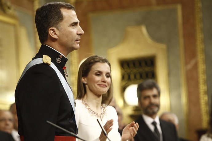 Proclamación de Felipe VI en el Congreso