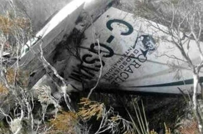 Avioneta accidentada en Colombia