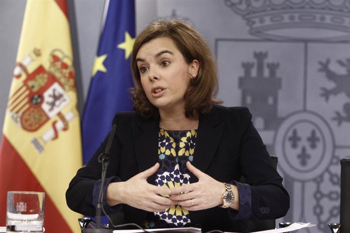 La vicepresidenta del Gobierno Soraya Sáenz de Santamaría