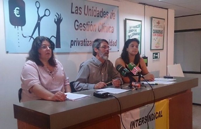 Cati Darias, Jaime Bethencourt y Patricia Hernández