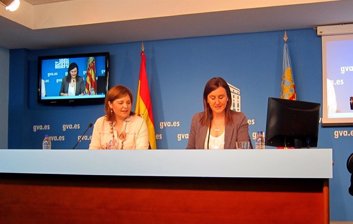 Bonig y Català en una rueda de prensa