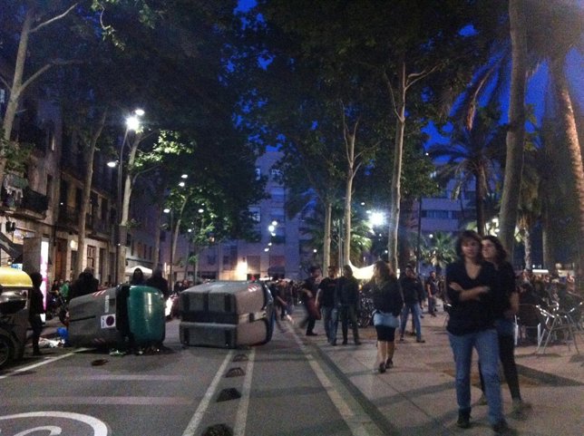 Altercados en Barcelona por Can Vies