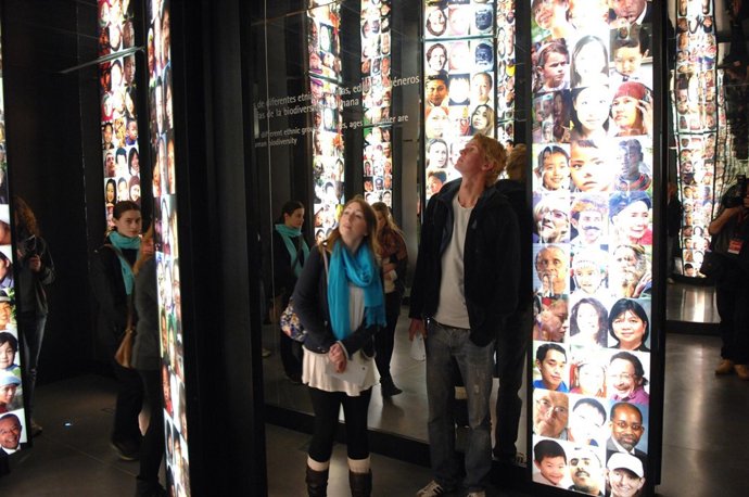 Sala expositiva en el Parque de las Ciencias