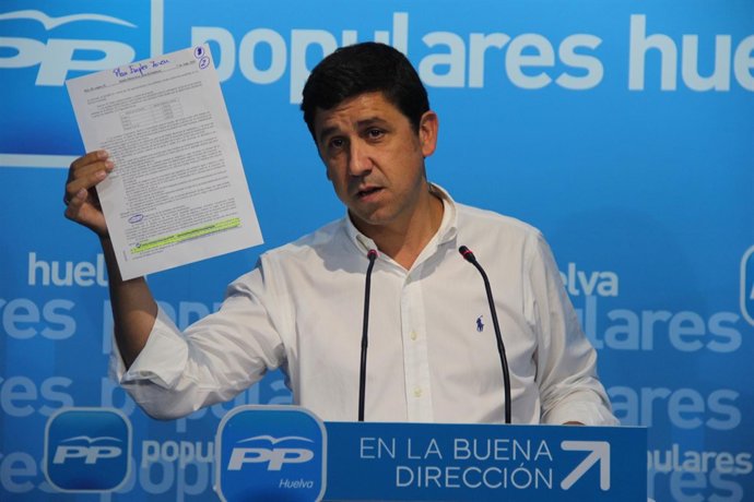 El parlamentario andaluz por el PP de Huelva Alberto Fernández.