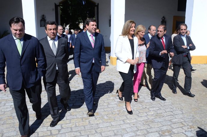 La ministra Fátima Báñez, en Jerez