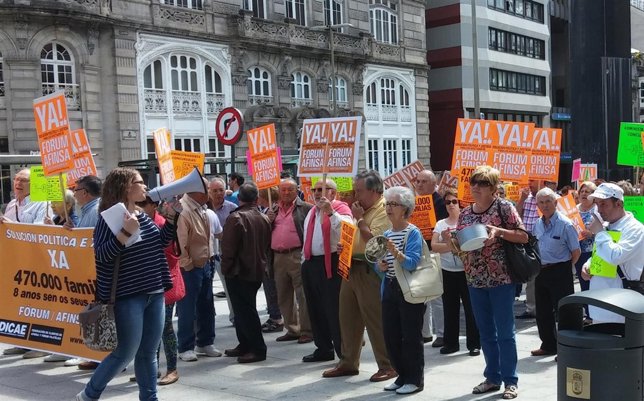 Afectados por Forum y Afinsa se concentran en Galicia