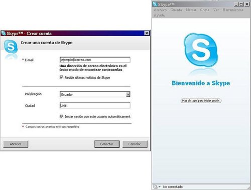 Versión antigua de Skype