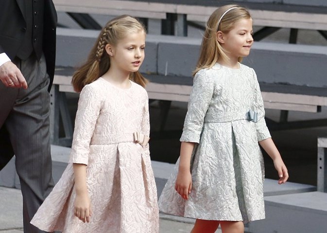 Los vestidos de Leonor y Sofía fueron una sorpresa para Letizia