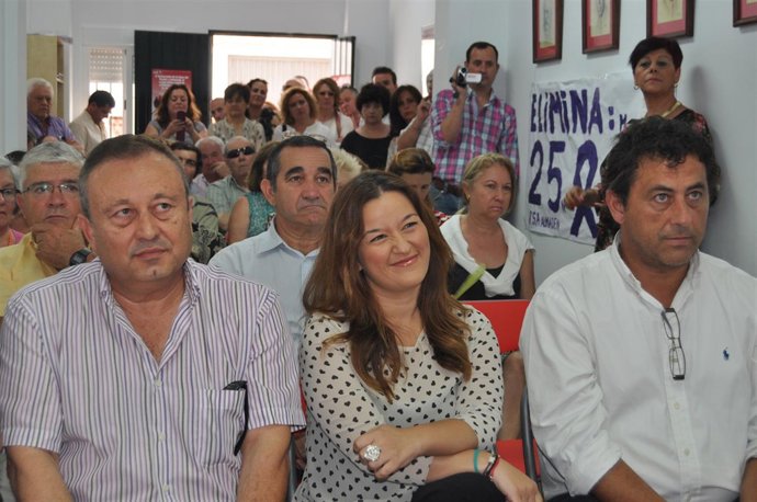 Pérez durante el acto