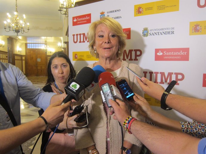 Esperanza Aguirre en la UIMP