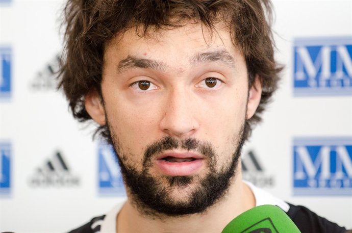 Sergio Llull en rueda de prensa