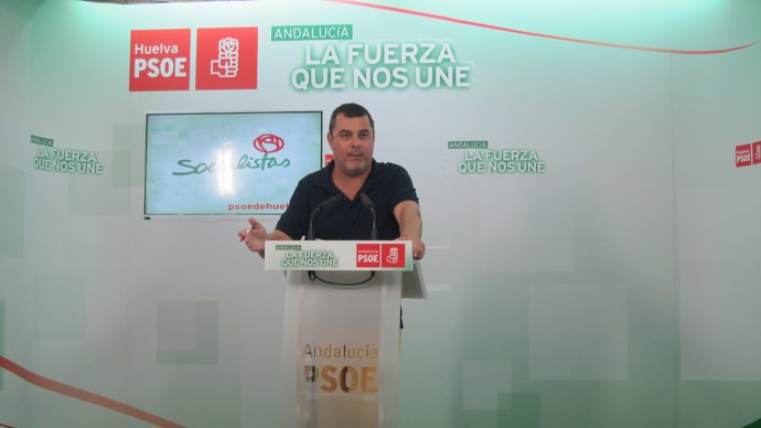 El secretario de Organización del PSOE de Huelva, Jesús Ferrera.