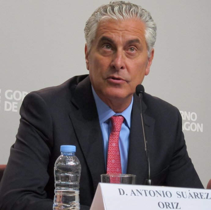 El consejero de Política Territorial e Interior de Aragón, Antonio Suárez