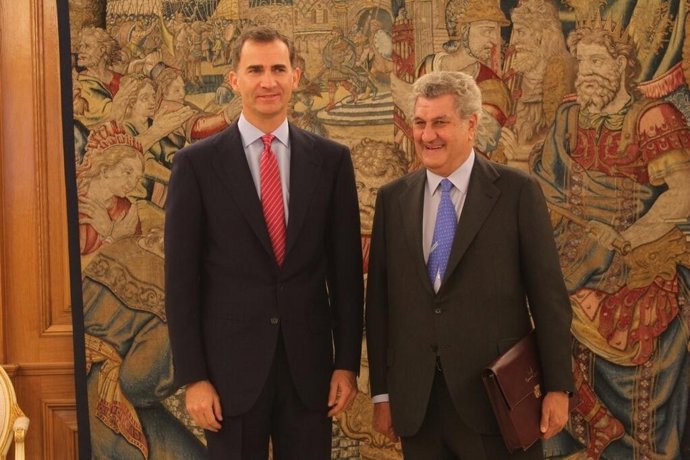 Felipe VI con Jesús Posada