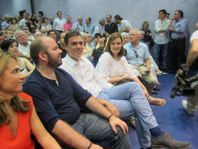 El aspirante a candidato a la Secretaría General del PSOE, Pedro Sánchez.