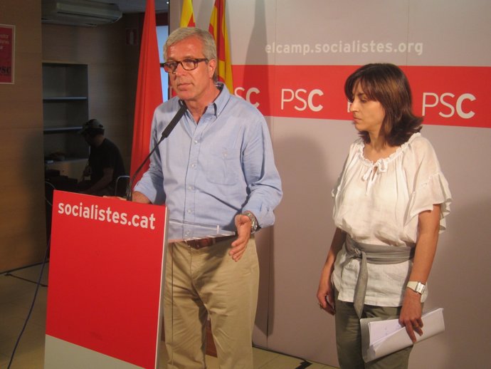 Josep Fèlix Ballesteros e Iolanda Pineda, PSC
