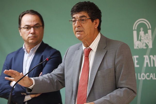 Diego Valderas, en rueda de prensa