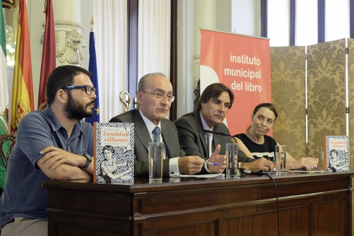 Presentación de la obra 'Temblad Villanos', ganadora del Premio Málaga de Novela
