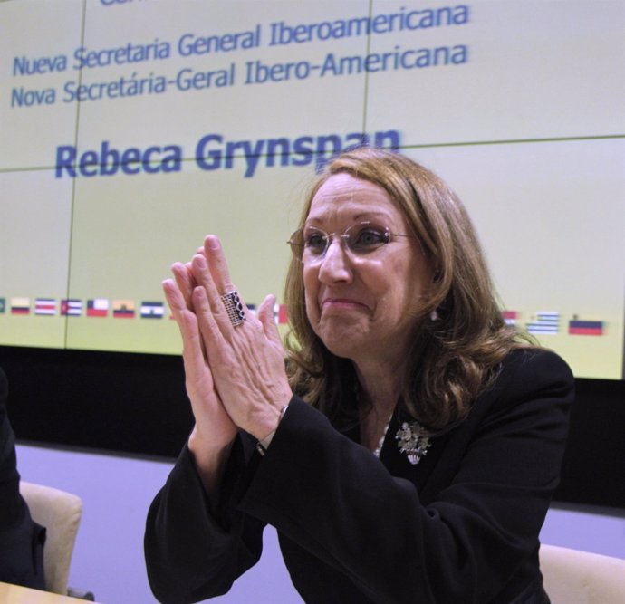 Rebeca Grynspan, secretaria general de la Comunidad Iberoamericana