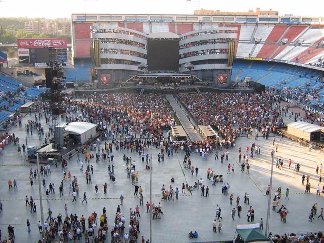 The Rolling Stones en el Vicente Calderón en 2007