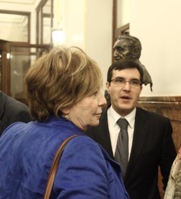 Celia Villalobos y José Luis Ayllón, del PP